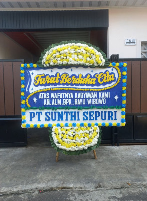 Papan Bunga Duka di Boalemo
