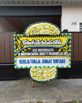 Papan Bunga Duka di Boalemo