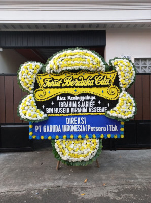 Papan Bunga Duka di Boalemo